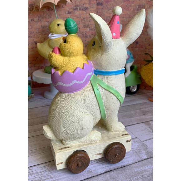 Festive Easter Bunny & Chick By RAZ Imports - Picture 5 of 5
